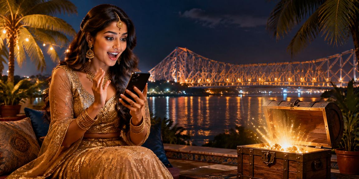 Lottery tickets and players in Kolkata